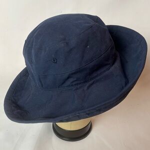 Wallaroo Casual Traveler Navy Blue Canvas Beach Summer Sun Hat Women’s One Size